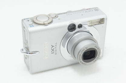 良品 Canon キヤノン IXY DIGITAL 400 コンパクトデジタルカメラ シルバー 260618o