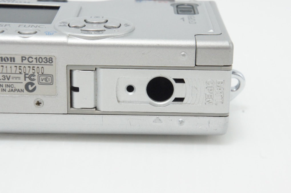 良品 Canon キヤノン IXY DIGITAL 400 コンパクトデジタルカメラ シルバー 260618o