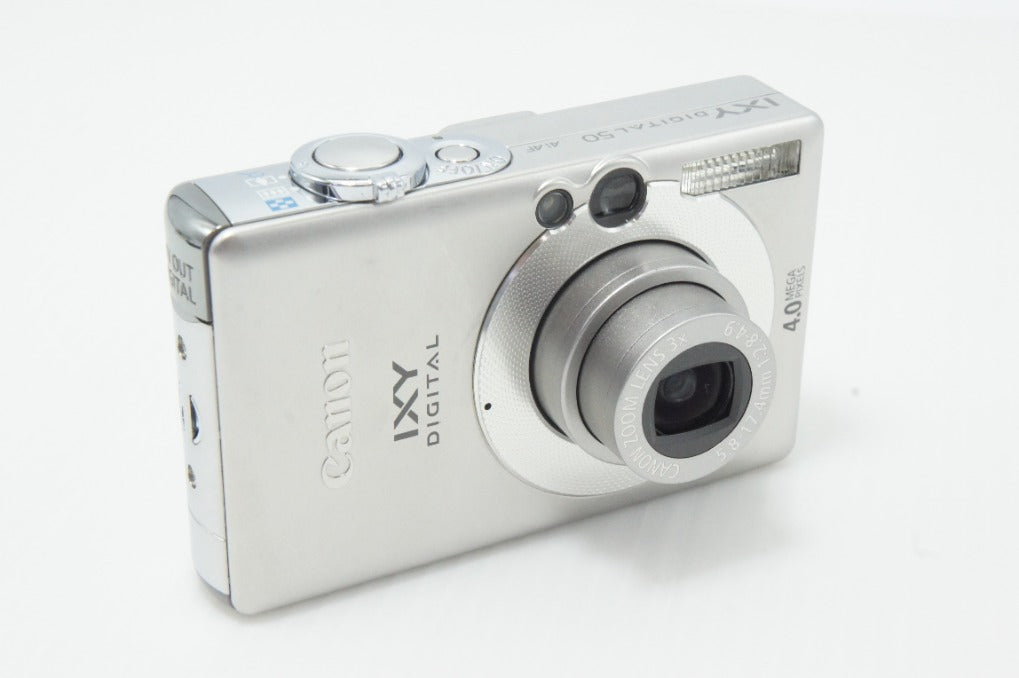 Canon キヤノン IXY DIGITAL 50 コンパクトデジタルカメラ シルバー 260618n