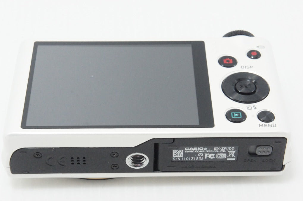 CASIO カシオ EXILIM EX-ZR100 コンパクトデジタルカメラ ホワイト 260616ae