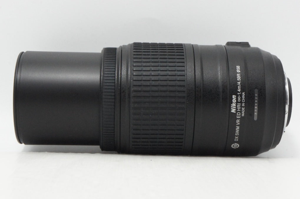 美品 Nikon ニコン AF-S DX NIKKOR 55-300mm F4.5-5.6G ED VR APS-C ズームレンズ フード ポーチ付 260618v