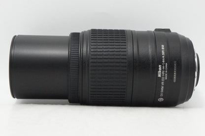 美品 Nikon ニコン AF-S DX NIKKOR 55-300mm F4.5-5.6G ED VR APS-C ズームレンズ フード ポーチ付 260618v