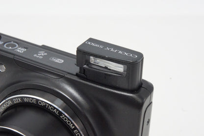 良品 Nikon ニコン COOLPIX S9500 コンパクトデジタルカメラ ブラック 260615g