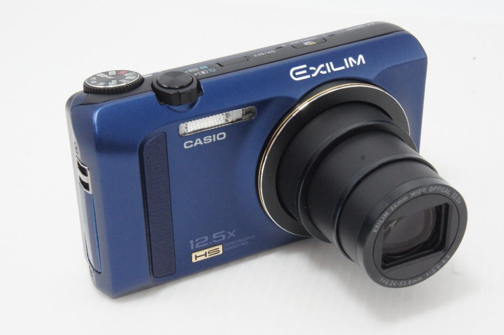 Excellent condition CASIO HIGH SPEED EXILIM EX-ZR200 Compact Digital Camera Blue 260619t