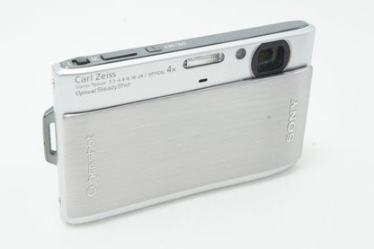 SONY ソニー Cyber-shot DSC-TX1 コンパクトデジタルカメラ シルバー 260618g