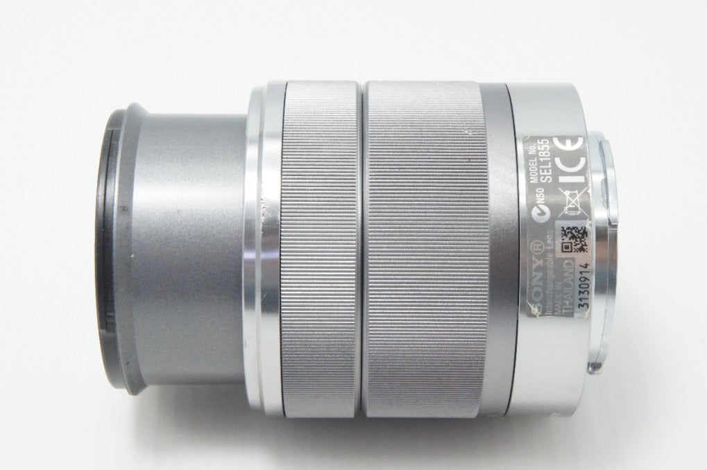 SONY ソニー E 18-55mm F3.5-5.6 OSS SEL1855 シルバー Eマウント APS-C ズームレンズ 260619ab