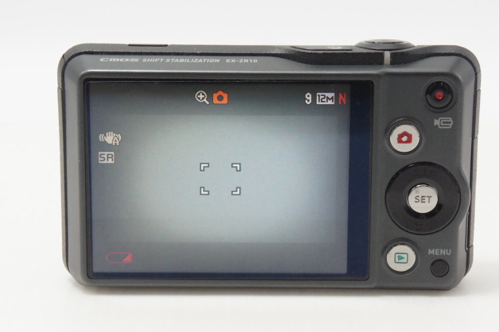 訳あり品 CASIO カシオ EXILIM EX-ZR10 コンパクトデジタルカメラ シルバー 元箱付 260620t