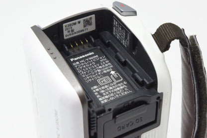 美品 Panasonic パナソニック デジタルハイビジョンビデオカメラ HC-V360M ホワイト 260624ay