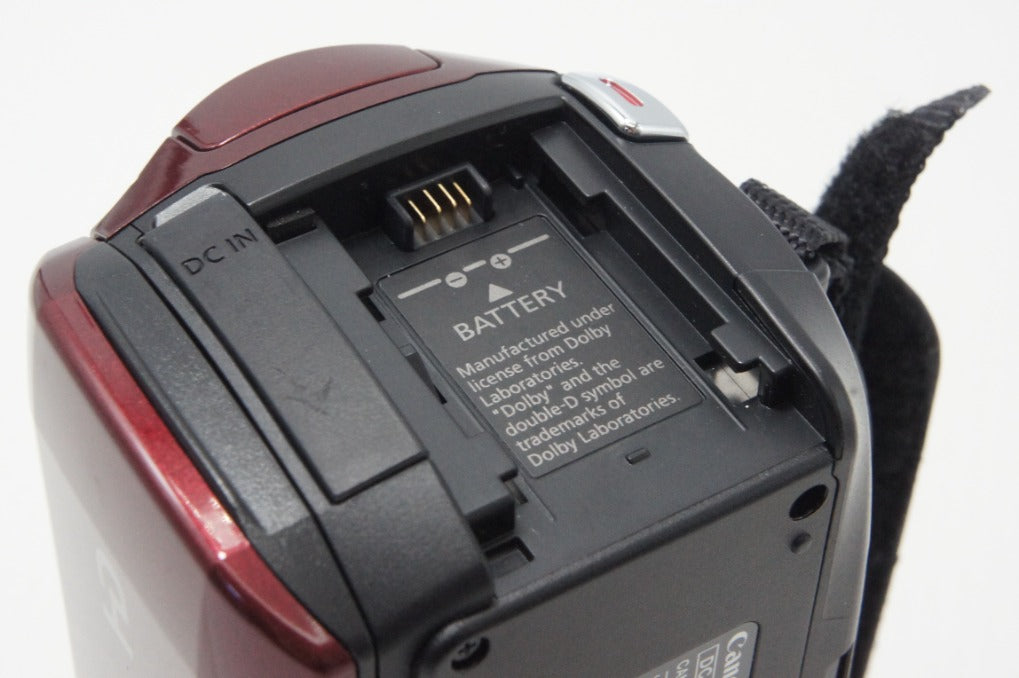 美品 Canon キヤノン iVIS HF M51 デジタルビデオカメラ レッド 260624az