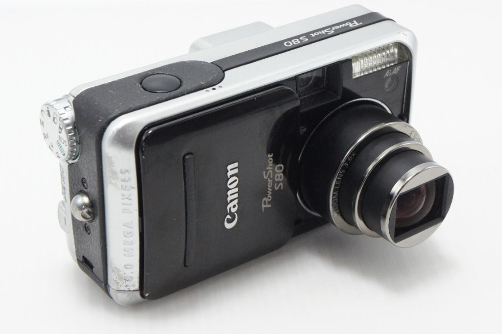 Canon キヤノン PowerShot S80 コンパクトデジタルカメラ ブラック 元箱付 260624p