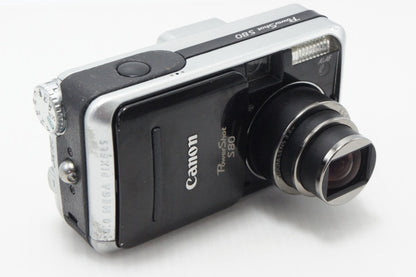 Canon キヤノン PowerShot S80 コンパクトデジタルカメラ ブラック 元箱付 260624p