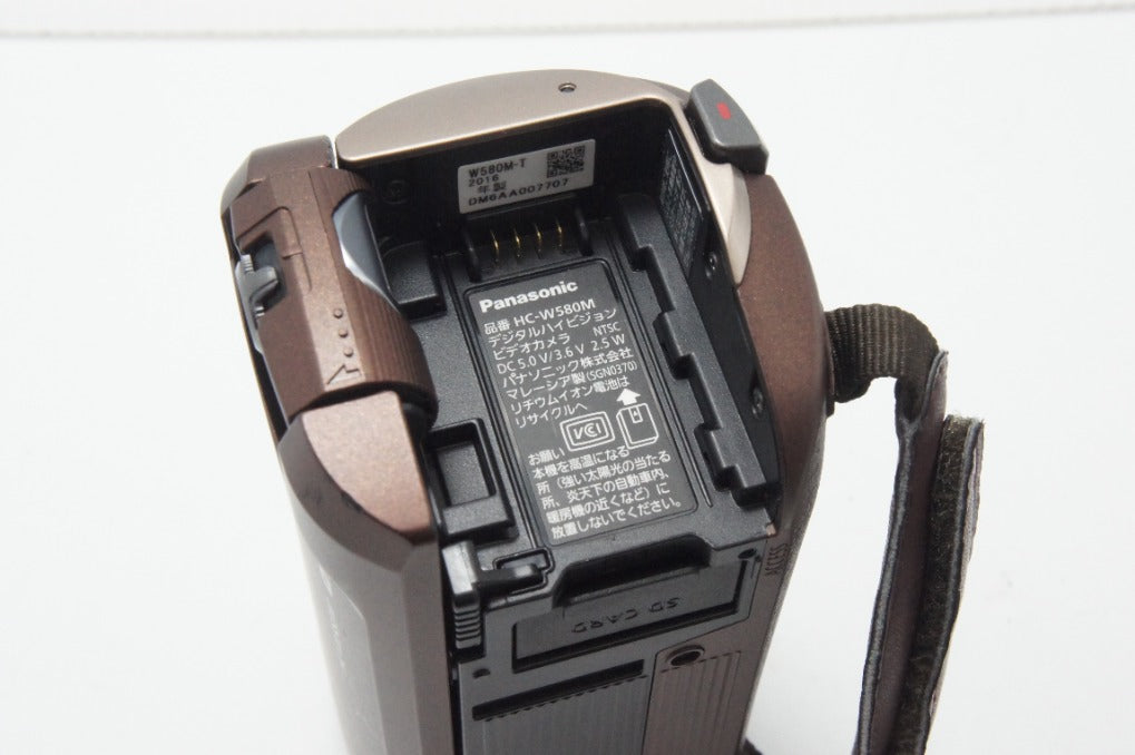 美品 Panasonic パナソニック HC-W580M デジタルビデオカメラ ブラウン 260625t