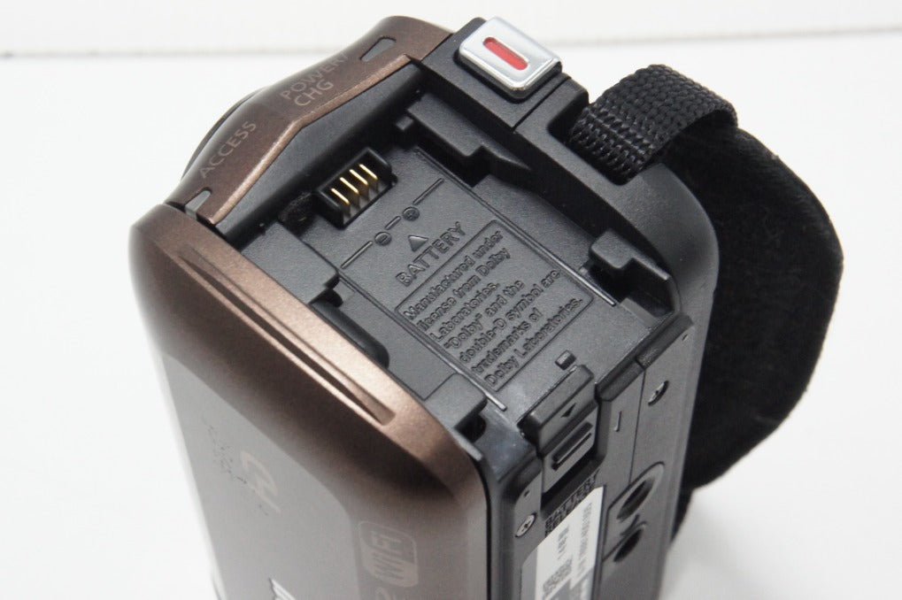 美品 Canon キヤノン iVIS HF R52 ハイビジョンデジタルビデオカメラ ブラウン 260626aa