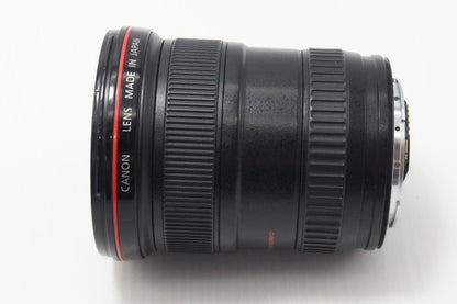 良品 Canon キヤノン EF 17-40mm F4L USM フルサイズ ズームレンズ フード付 260625f