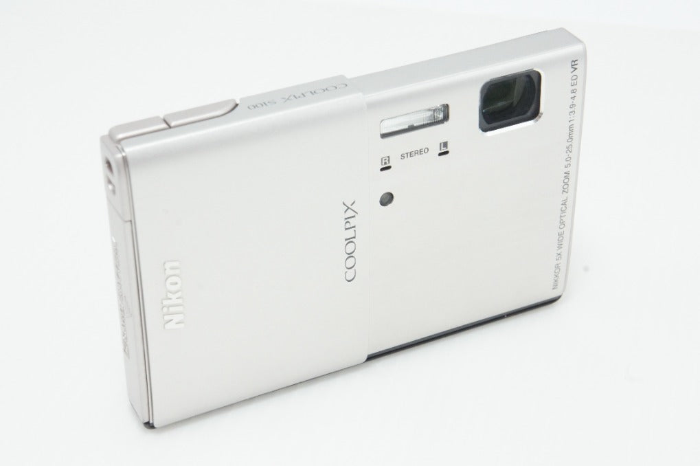 良品 Nikon ニコン COOLPIX S100 コンパクトデジタルカメラ シルバー 260616b