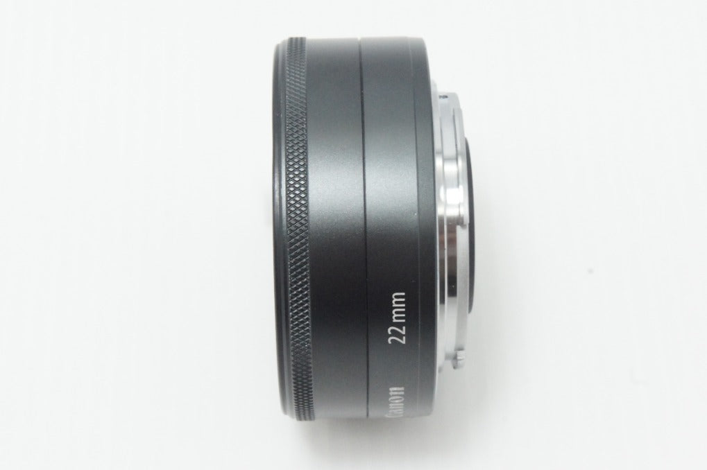 良品 Canon キヤノン EF-M 22mm F2 STM APS-C EF-Mマウント ブラック