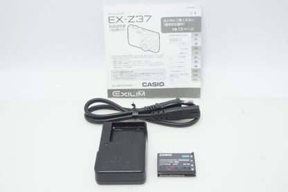 CASIO カシオ EXILIM EX-Z37 コンパクトデジタルカメラ シルバー 260616au