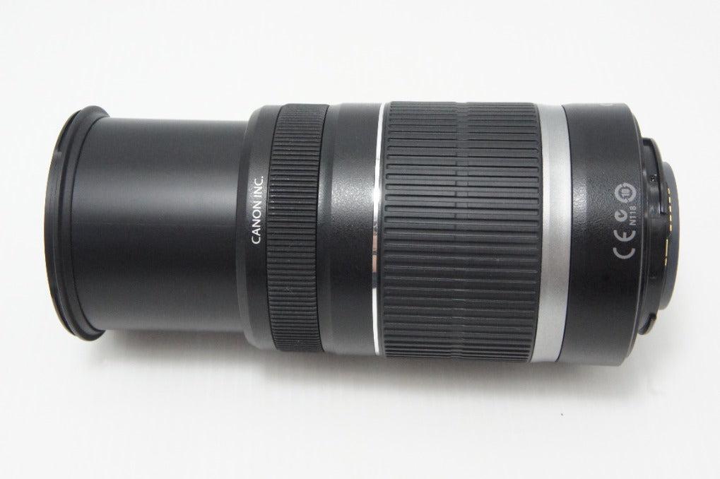 美品 Canon キヤノン EF-S 55-250mm F4-5.6 IS APS-C ズームレンズ 元箱付 260616ai