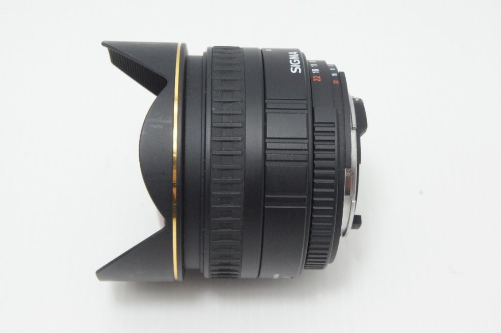 良品 SIGMA シグマ 15mm F2.8 EX DG DIAGONAL FISHEYE Nikon ニコン Fマウント 単焦点レンズ ケース付 260617d
