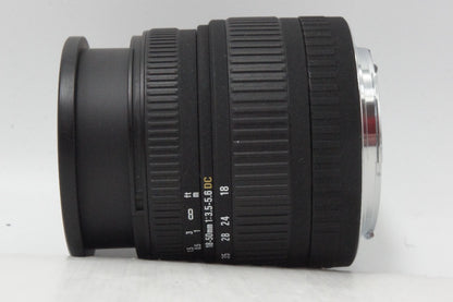 SIGMA シグマ 18-50mm F3.5-5.6 DC Canon キヤノン EFマウント APS-C ズームレンズ 260616i
