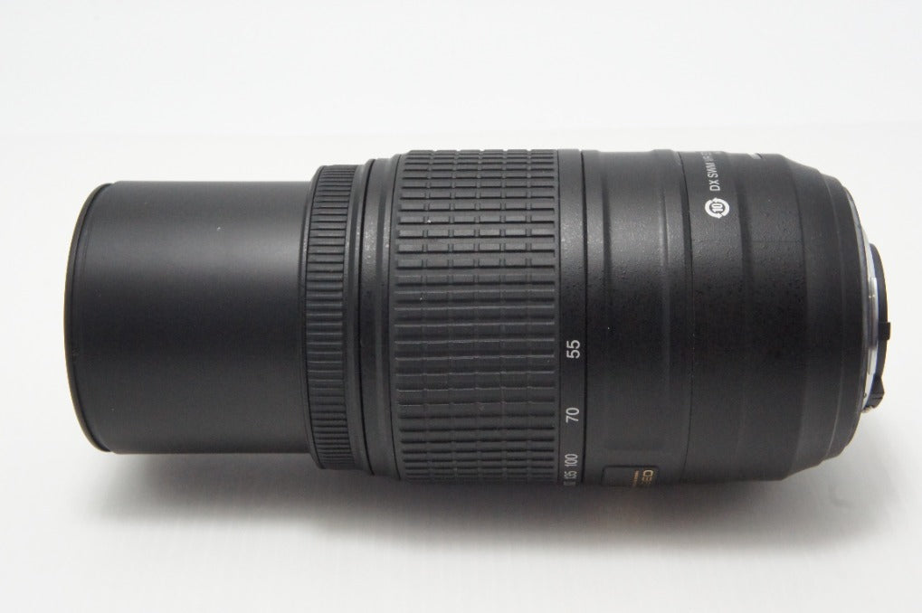 良品 Nikon ニコン AF-S DX NIKKOR 55-300mm F4.5-5.6G ED VR APS-C ズームレンズ フード ポーチ付 260618ad