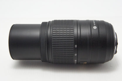 良品 Nikon ニコン AF-S DX NIKKOR 55-300mm F4.5-5.6G ED VR APS-C ズームレンズ フード ポーチ付 260618ad