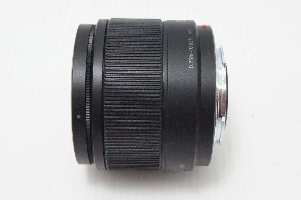 美品 Panasonic パナソニック LUMIX G 25mm F1.7 ASPH. H-H025 マイクロフォーサーズ 単焦点レンズ ブラック 260618ac