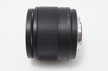 美品 Panasonic パナソニック LUMIX G 25mm F1.7 ASPH. H-H025 マイクロフォーサーズ 単焦点レンズ ブラック 260618ac
