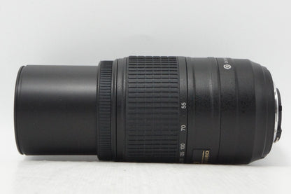 美品 Nikon ニコン AF-S DX NIKKOR 55-300mm F4.5-5.6G ED VR APS-C ズームレンズ フード ポーチ付 260618v