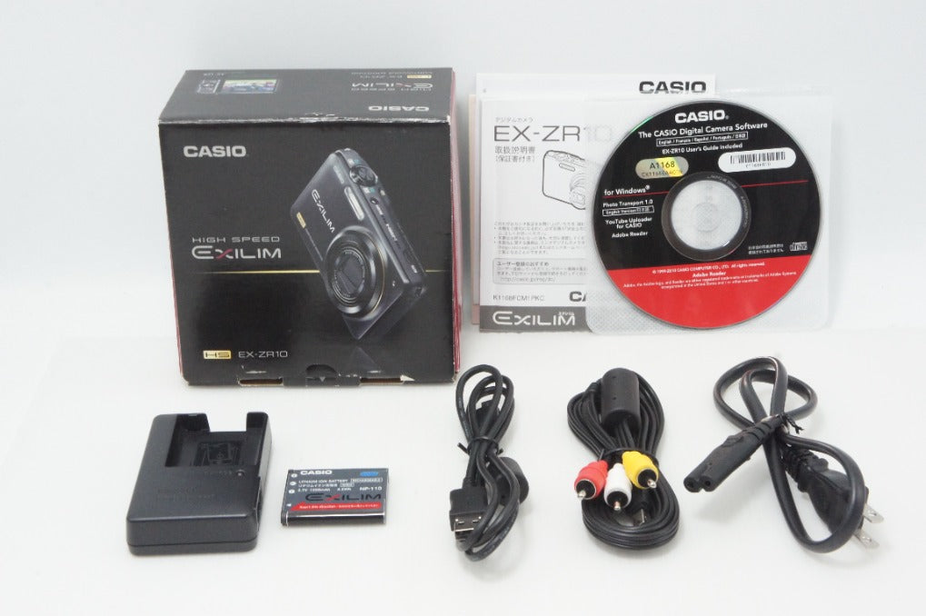 美品 CASIO カシオ EXILIM EX-ZR10 コンパクトデジタルカメラ ブラック 元箱付 260618q