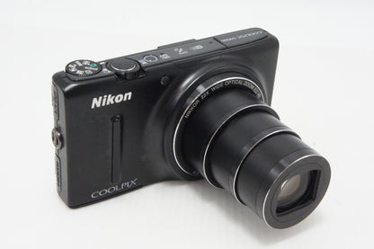 良品 Nikon ニコン COOLPIX S9500 コンパクトデジタルカメラ ブラック 260615g