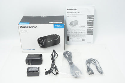美品 Panasonic パナソニック HC-V495M デジタルビデオカメラ ブラック 元箱付 260619g