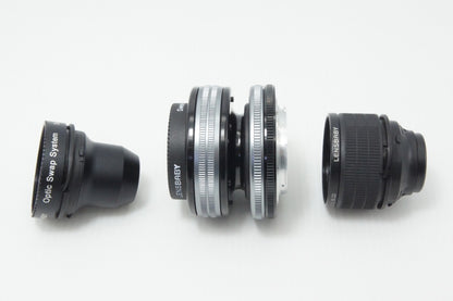 美品 LENS BABY COMPOSER PRO II レンズセット Sweet 50/Sweet 35/Edge 80/Macro Converter Nikon Fマウント 260618am
