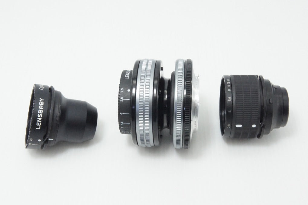 美品 LENS BABY COMPOSER PRO II レンズセット Sweet 50/Sweet 35/Edge 80/Macro Converter Nikon Fマウント 260618am