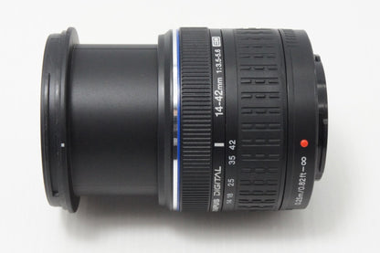 OLYMPUS オリンパス ZUIKO DIGITAL ED 14-42mm F3.5-5.6 フォーサーズ ズームレンズ フード付 260623k