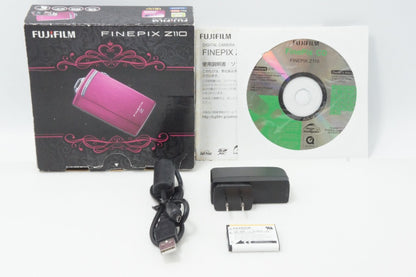 美品 FUJIFILM フジフィルム FinePix Z110 コンパクトデジタルカメラ ピンク 元箱付 260624j