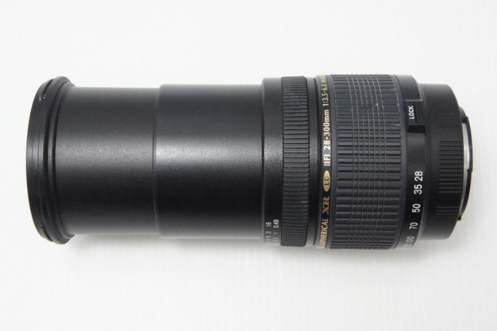 TAMRON AF 28-300mm F3.5-6.3 XR LD Aspherical IF MACRO A06 SONY MINOLTA αマウント ズームレンズ フード付 260624ap