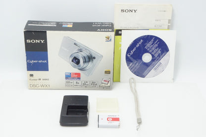 美品 SONY ソニー Cyber-shot DSC-WX1 コンパクトデジタルカメラ ゴールド 元箱付 260624d