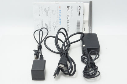 美品 Canon キヤノン iVIS HF R52 ハイビジョンデジタルビデオカメラ ブラウン 260626aa