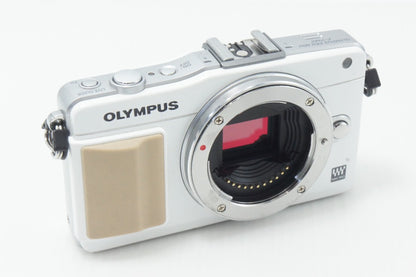 OLYMPUS オリンパス PEN Mini E-PM2 ボディ ミラーレス一眼カメラ ホワイト 260625aa