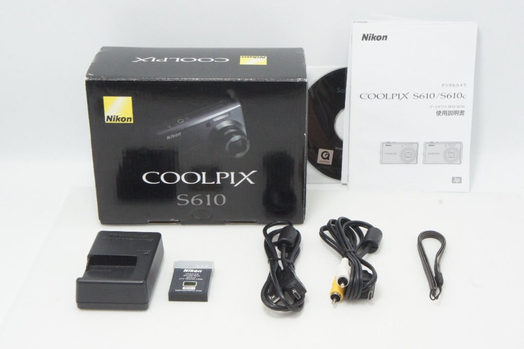 Nikon ニコン COOLPIX S610 コンパクトデジタルカメラ オーシャンブラック 元箱付 260618h