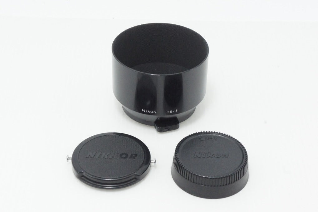美品 Nikon ニコン Ai Nikkor 105mm F2.5 MF 単焦点レンズ フード付 260618ap