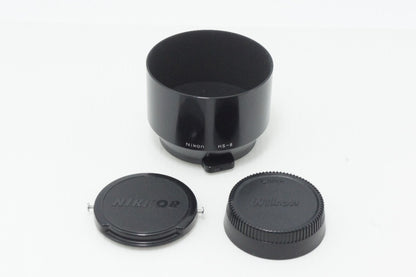 美品 Nikon ニコン Ai Nikkor 105mm F2.5 MF 単焦点レンズ フード付 260618ap