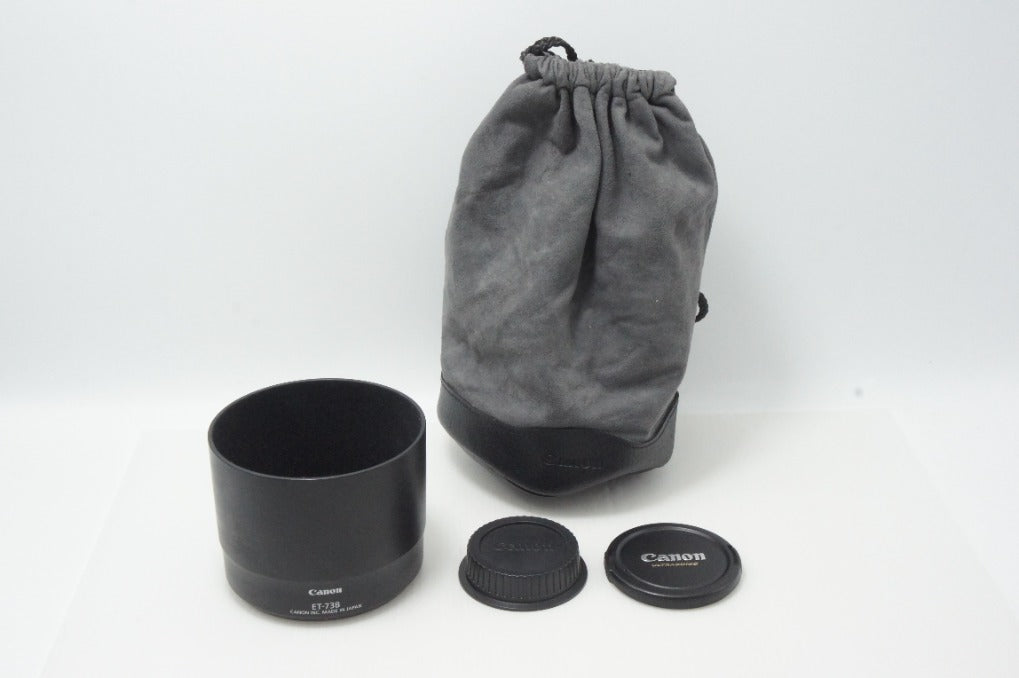 良品 Canon キヤノン EF 70-300mm F4-5.6L IS USM フルサイズ ズームレンズ フード ポーチ付 260624bc