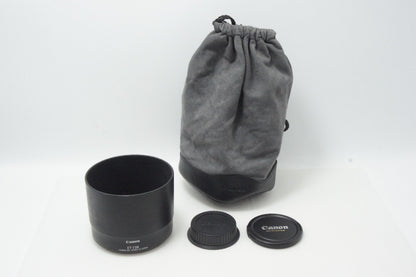 良品 Canon キヤノン EF 70-300mm F4-5.6L IS USM フルサイズ ズームレンズ フード ポーチ付 260624bc