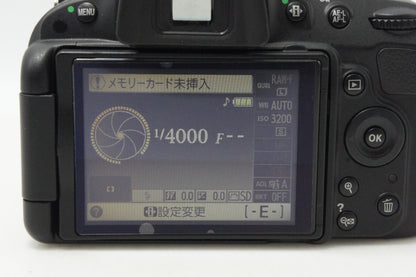 良品 Nikon ニコン D5100 ボディ デジタル一眼レフカメラ ブラック 260619u