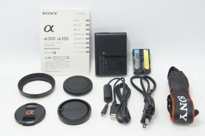 美品 SONY ソニー α300 ボディ + DT 18-70mm レンズキット デジタル一眼レフカメラ 260624n