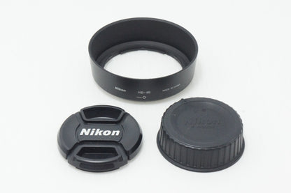 美品 Nikon ニコン AF-S DX NIKKOR 35mm F1.8G 単焦点レンズ APS-C フード付 260624r