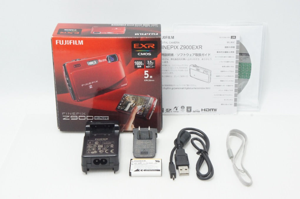 FUJIFILM フジフィルム FinePix Z900EXR コンパクトデジタルカメラ レッド 元箱付 260625r