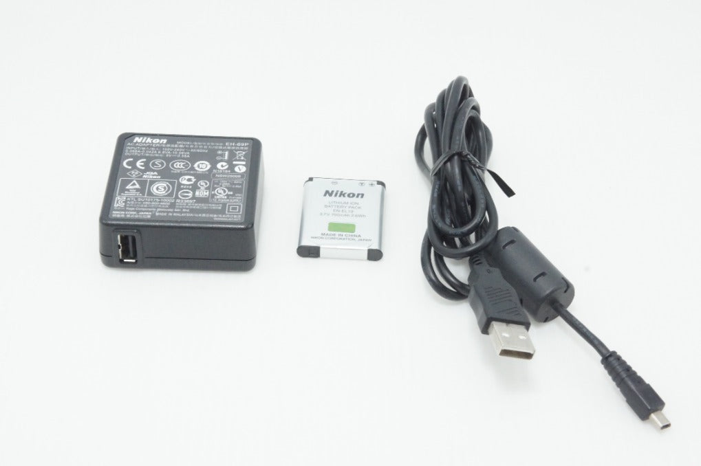 良品 Nikon ニコン COOLPIX S100 コンパクトデジタルカメラ シルバー 260616b